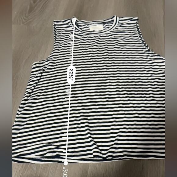 McGuire Poketo Tank Sleeveless Navy & White Striped Pullover Tank‎ Top Size M - Picture 12 of 12